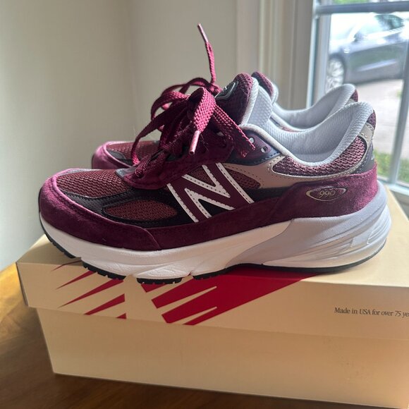 New Balance 990v6 x Teddy Santis Burgundy Tan main image 4